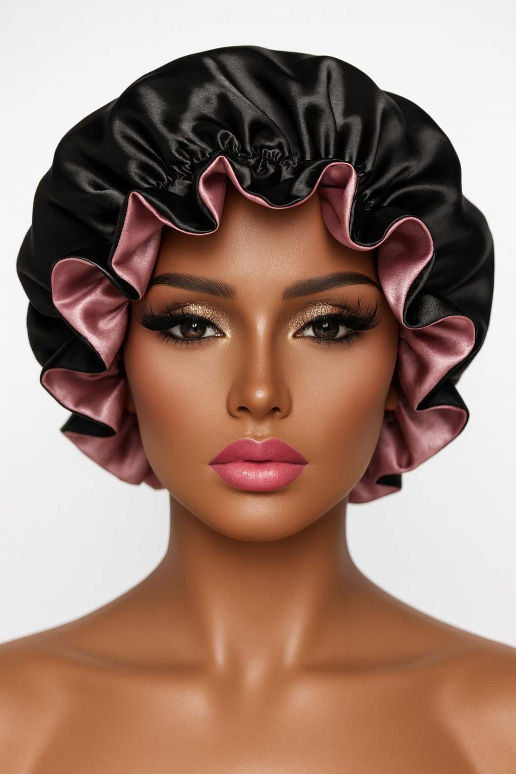 Satin Throne. Wrap it. Rest it. Reign - Reversible Silk Hair Bonnet