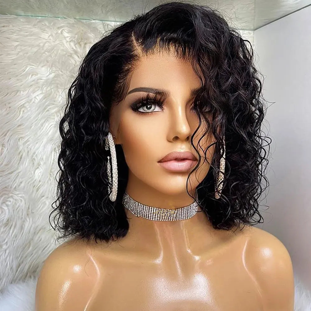 13x6 Bob Curly HD Lace Wig