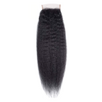 4x4 Kinky Straight Lace Closure - My Aurea Beauty