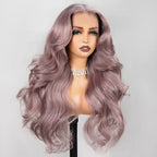 13x4 Pre-cut Glueless Frontal Wig - Ash Purple
