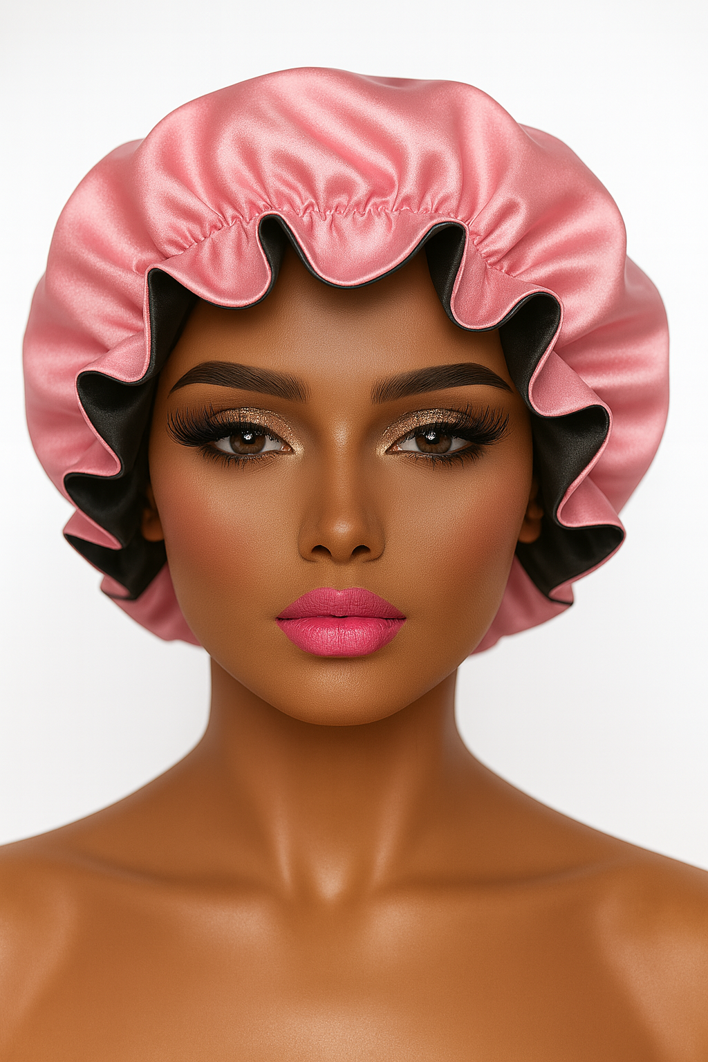 Satin Throne. Wrap it. Rest it. Reign - Reversible Silk Hair Bonnet