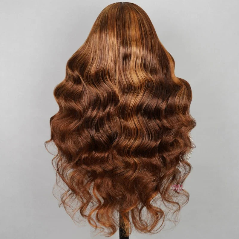 13x4 HD Lace Frontal Wig - Wavy #30 Highlights