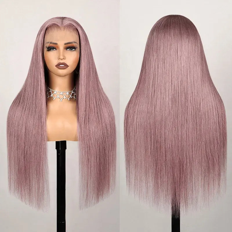 13x4 Pre-cut Glueless Frontal Wig - Ash Purple