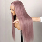 13x4 Pre-cut Glueless Frontal Wig - Ash Purple