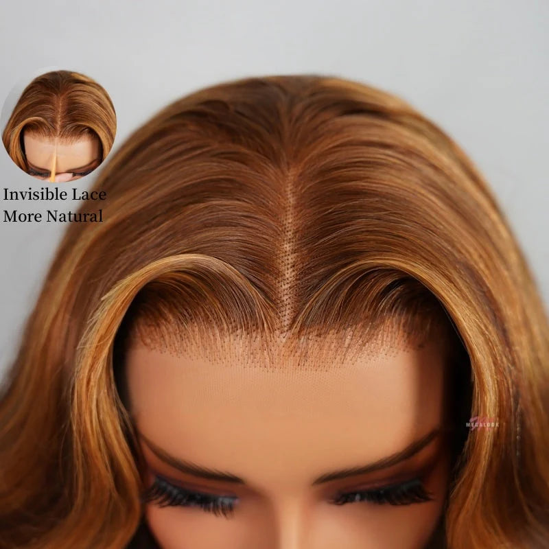 13x4 HD Lace Frontal Wig - Wavy #30 Highlights