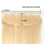 13x4 Straight Lace Frontal - Blonde 613 - My Aurea Beauty