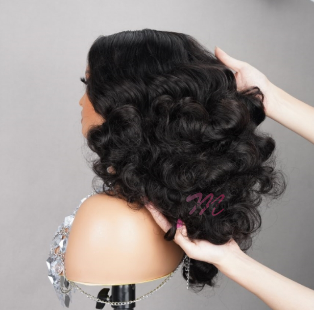 Funmi Curly 6x5 Pre-cut Short Glueless Wig - Wild Shuga