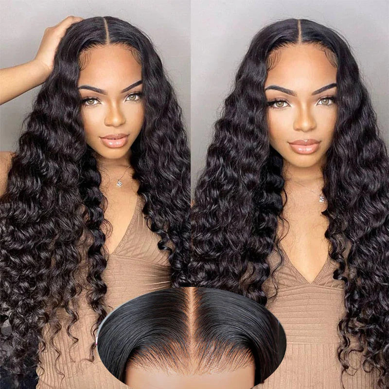 6x5 Pre-cut Glueless Wig - Deep Wave - Wild Shuga